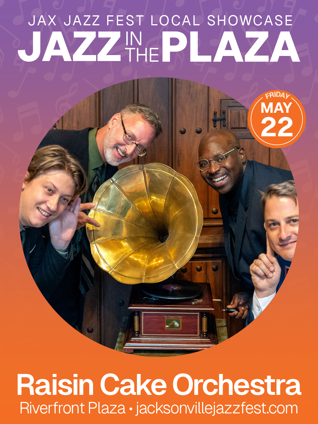 Jacksonville Jazz Fest - Jazz In The Plaza - Raisin Cake Orchestra