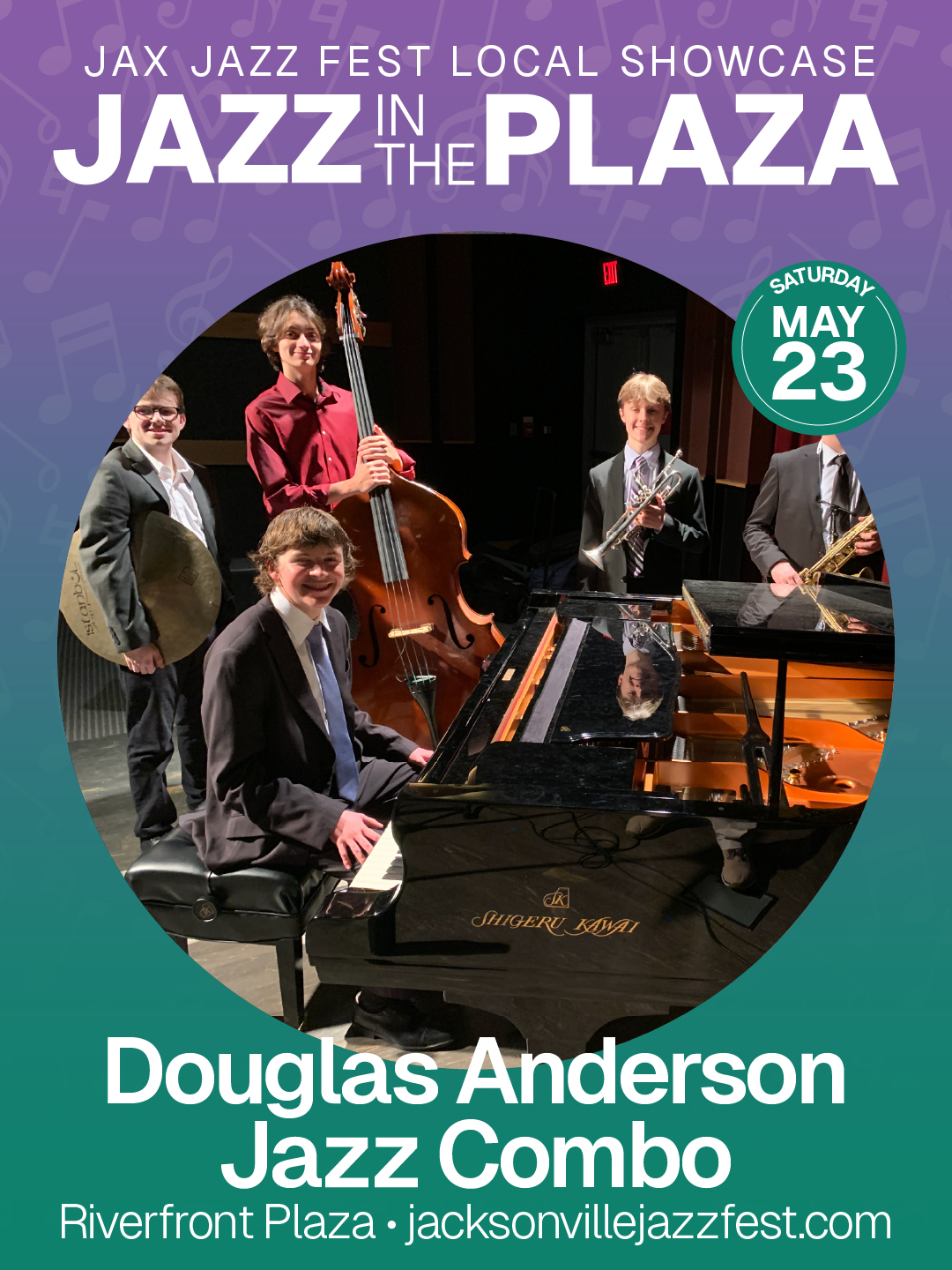 Jacksonville Jazz Fest - Jazz In The Plaza - Douglas Anderson Jazz Combo