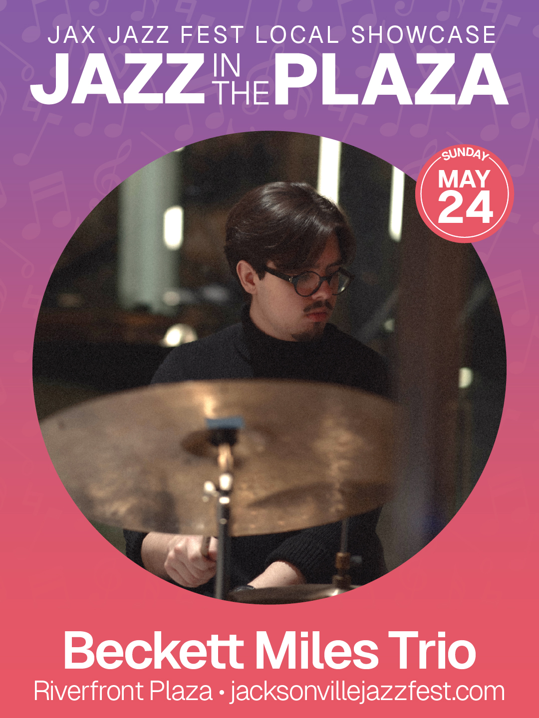 Jacksonville Jazz Fest - Jazz In The Plaza - Beckett Mils Trio