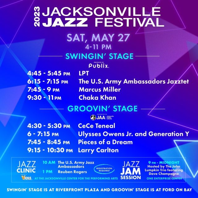 2025 Jacksonville Jazz Festival Lineup  